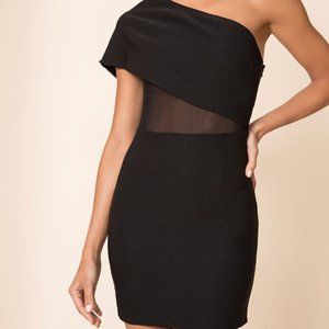 superdown danielle mini dress black